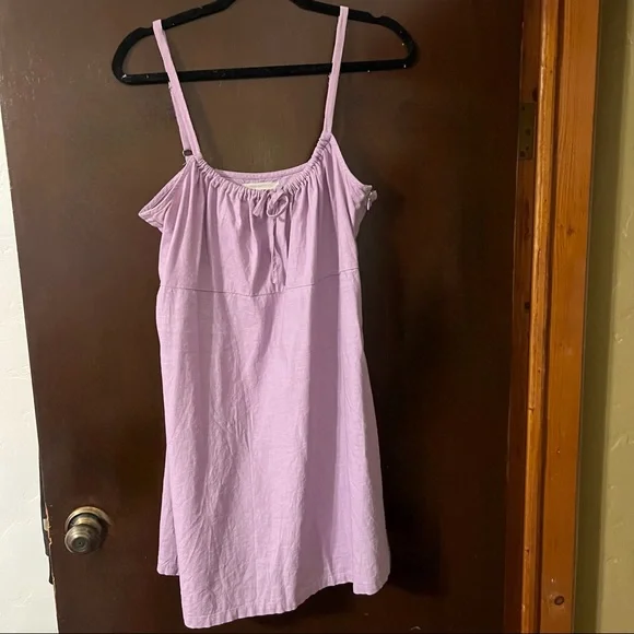 Urban Outfitters | Dresses | Lilac Purple Linen Dress | Poshmark